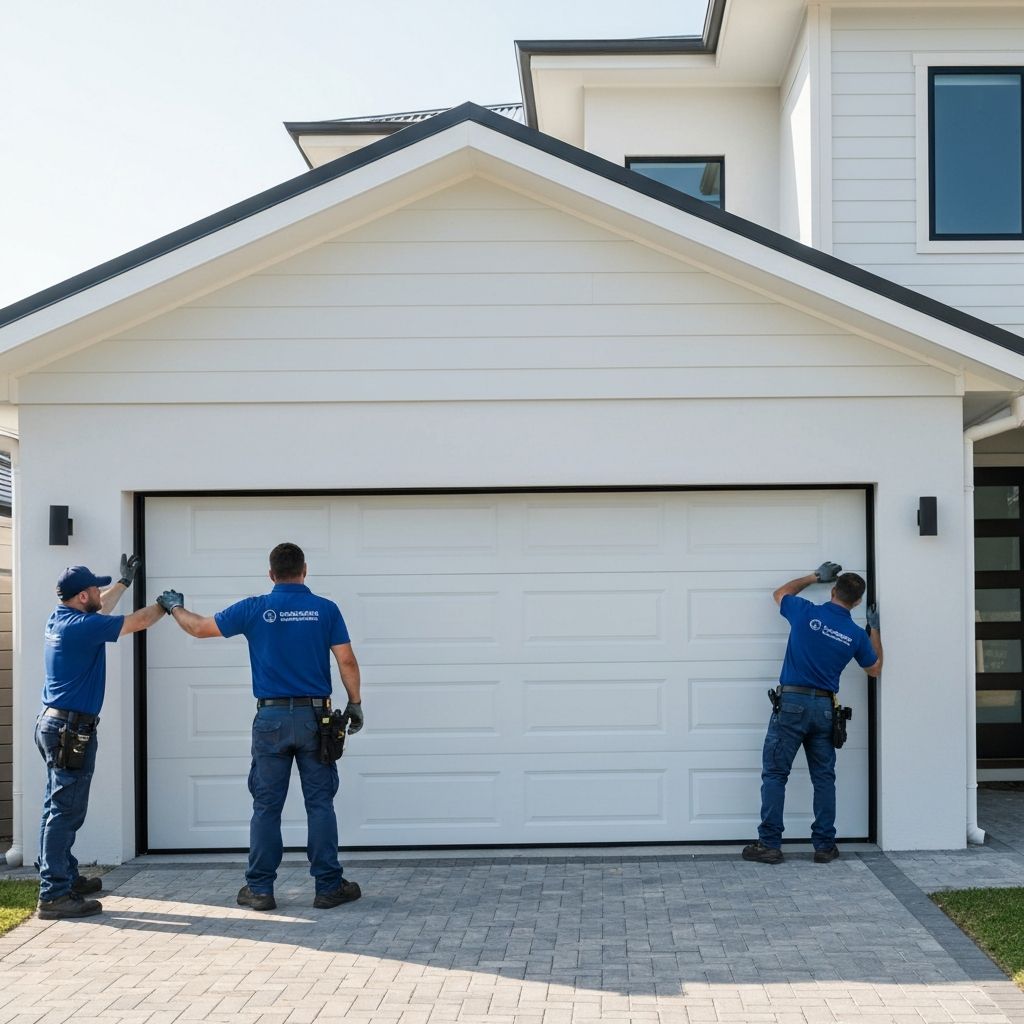 Professional garage door installation service