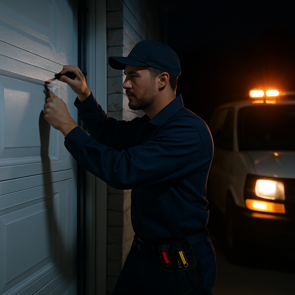 24/7 Emergency garage door repair service